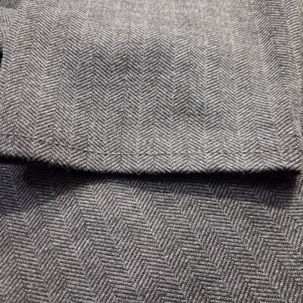 Noir Womens Sheath Dress Sz M Gray Herringbone 3/4 Sleeve Poly/Viscose Spandex - Picture 9 of 16